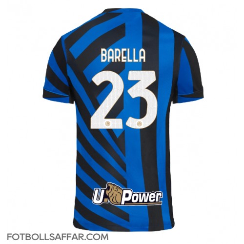 Inter Milan Nicolo Barella #23 Hemmatröja 2024-25 Kortärmad